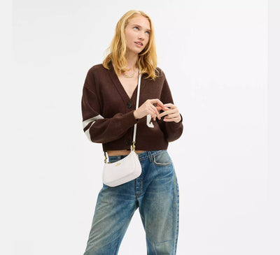 Mini sac bandoulière Teri Craie Coach