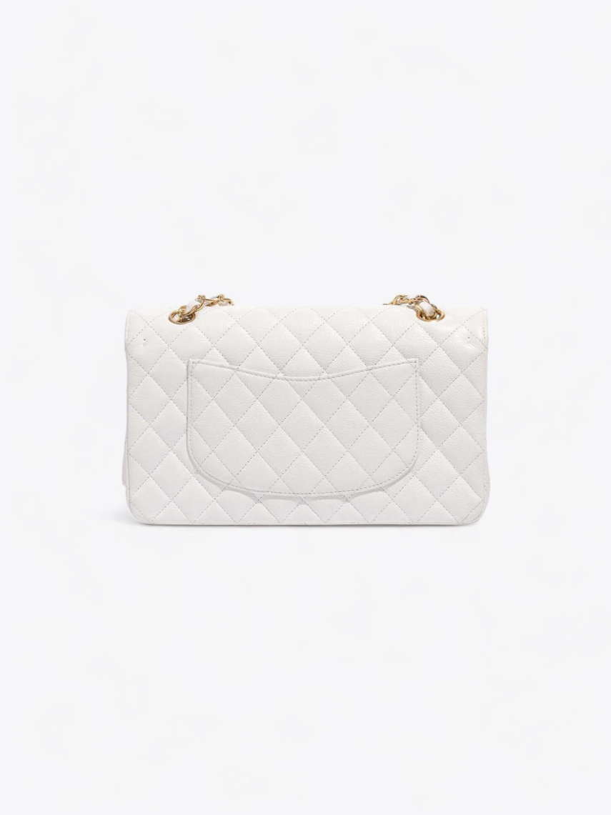 Sac à rabat Chanel Blanc