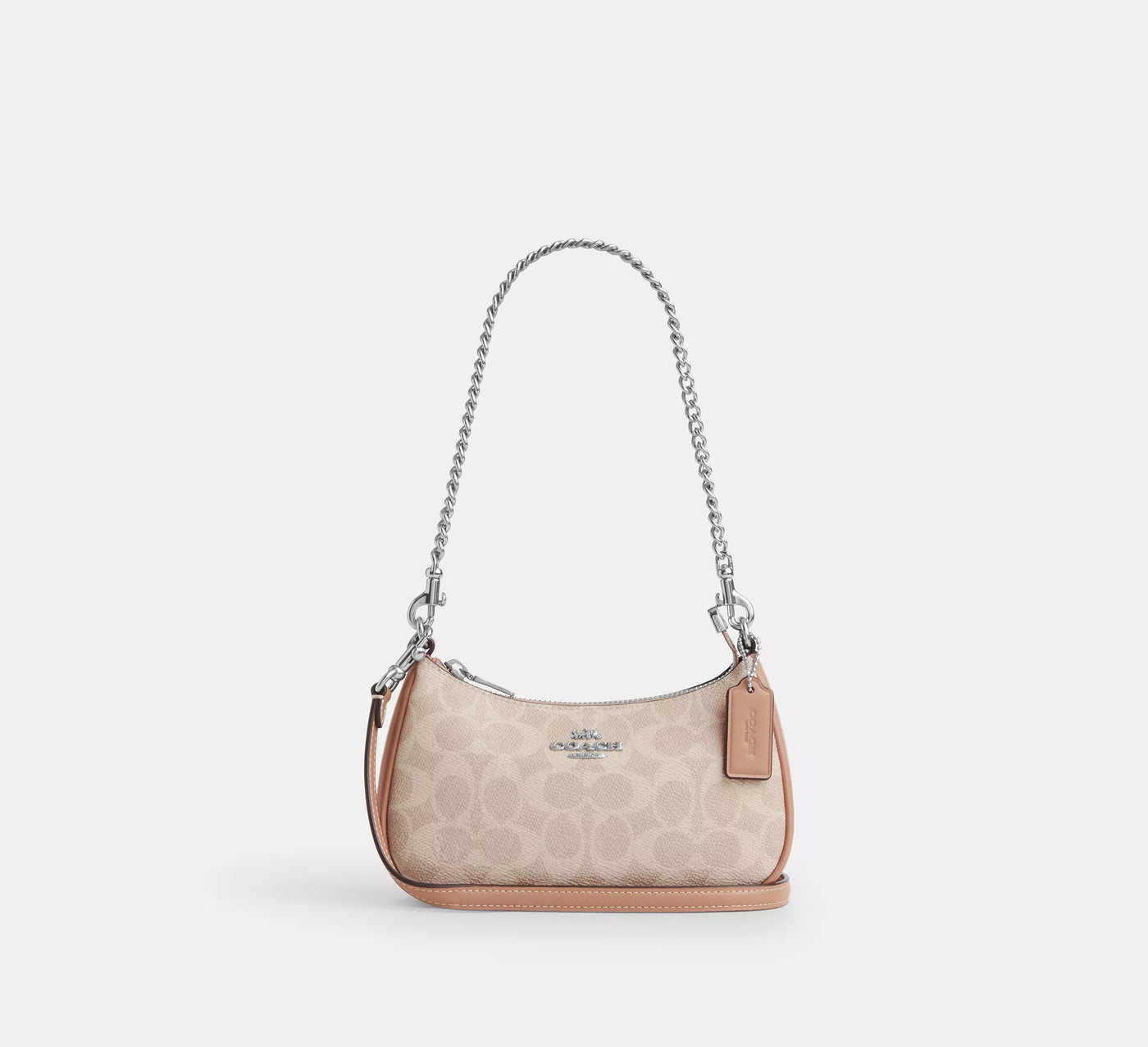 Mini sac bandoulière Teri Toile Sable Coach