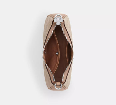 Mini sac bandoulière Teri Toile Sable Coach