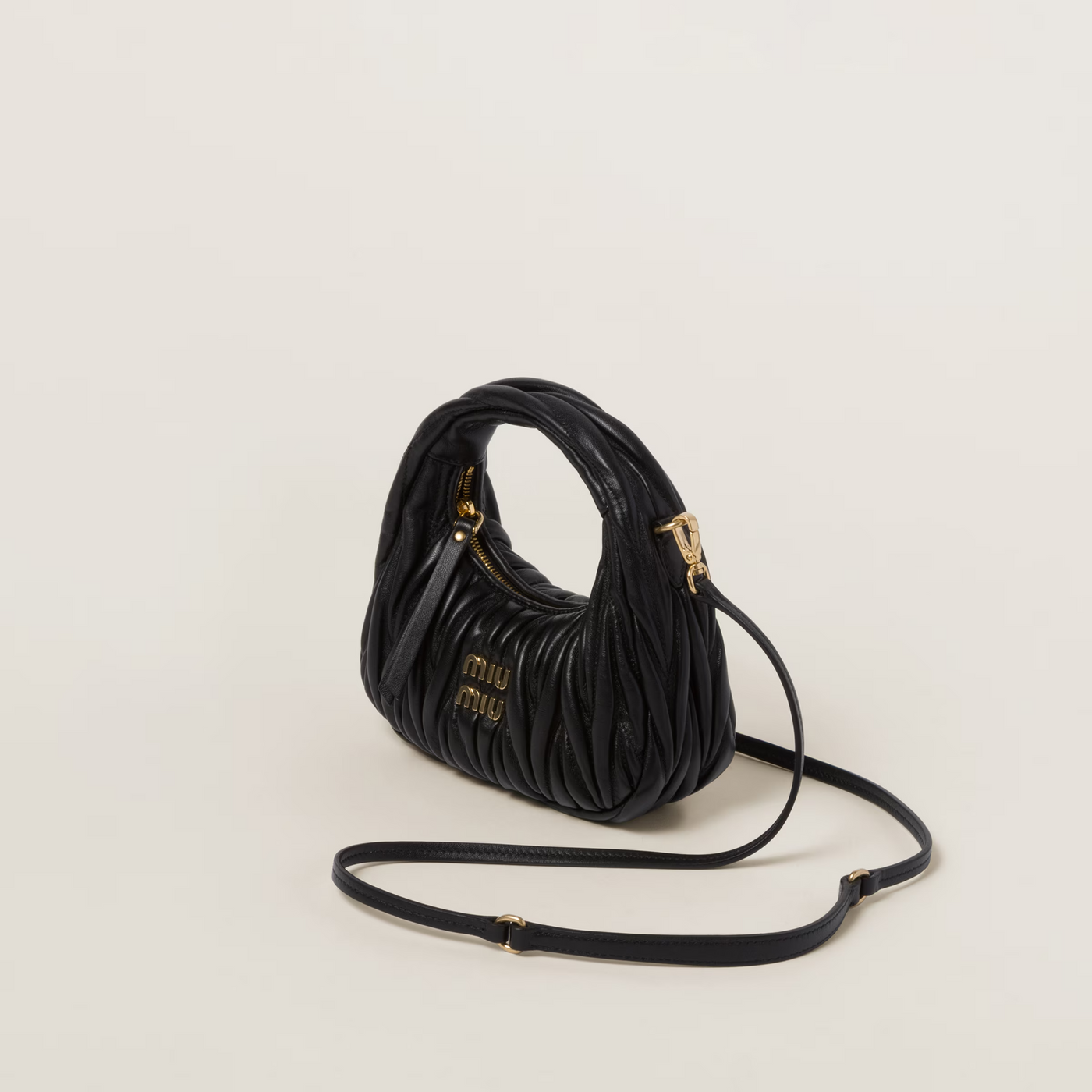 Mini sac Hobo MiuMiu Noir