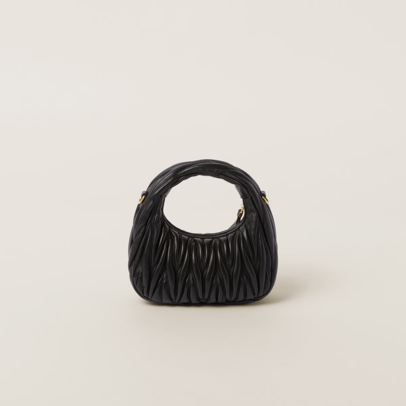 Mini sac Hobo MiuMiu Noir