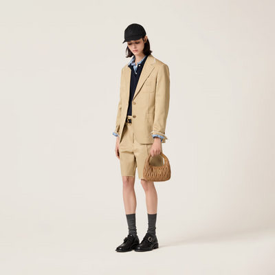 Mini sac Hobo MiuMiu Marron