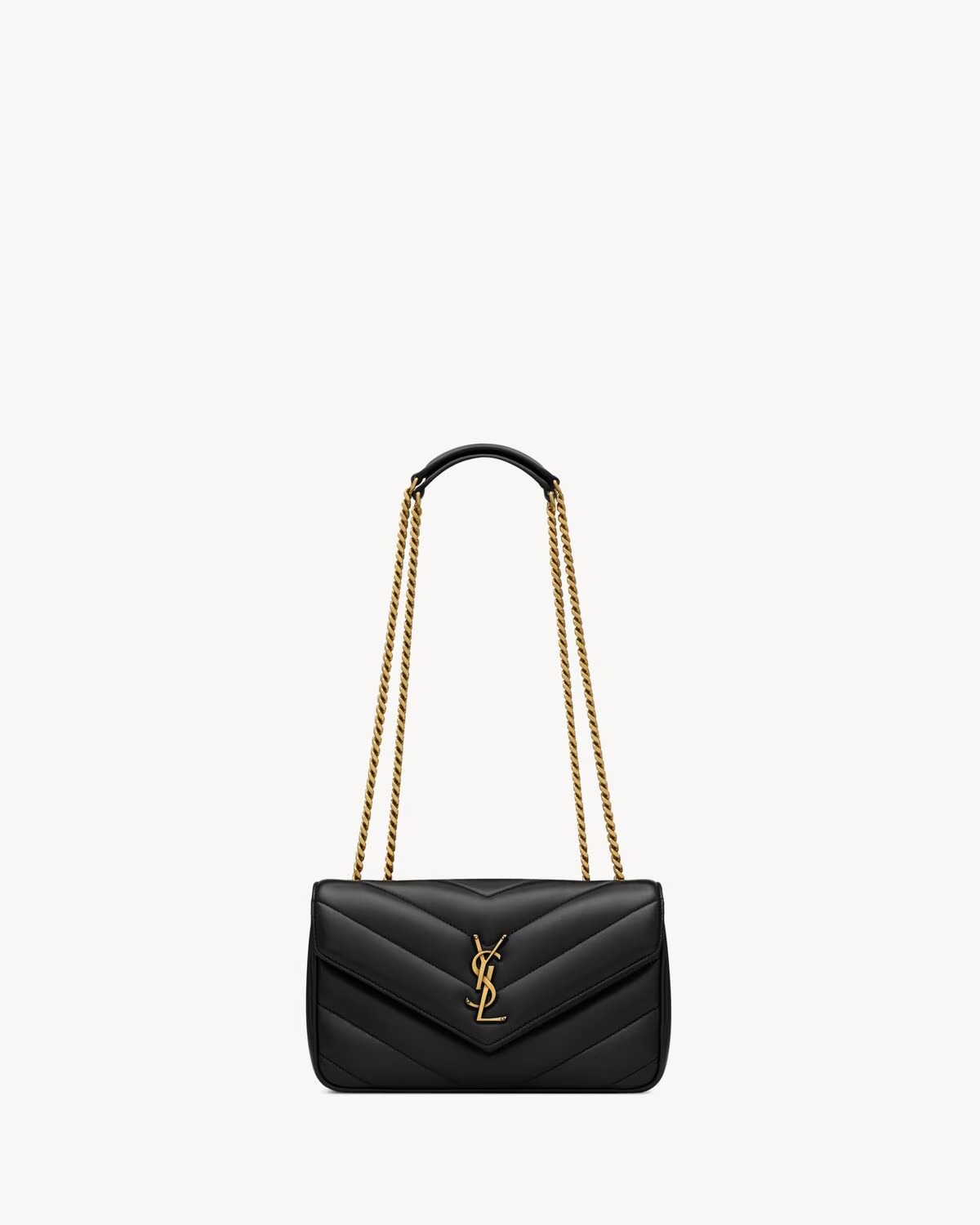 Sac Loulou Cuir Matelassé YSL Noir