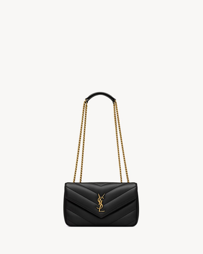 Sac Loulou Cuir Matelassé YSL Noir