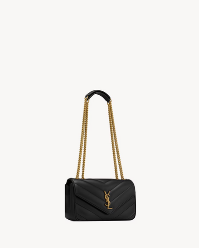 Sac Loulou Cuir Matelassé YSL Noir
