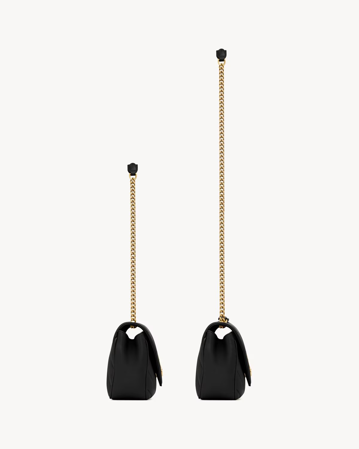 Sac Loulou Cuir Matelassé YSL Noir